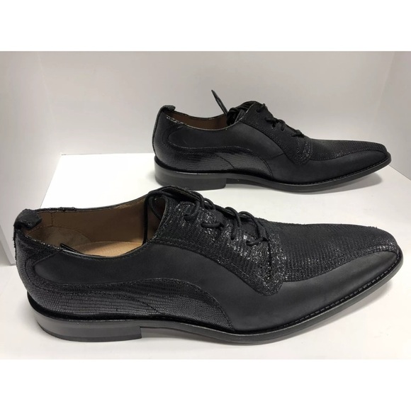 Giorgio Brutini Men’s Gloster, Black Oxford Dress Shoes, Size 11.5 M